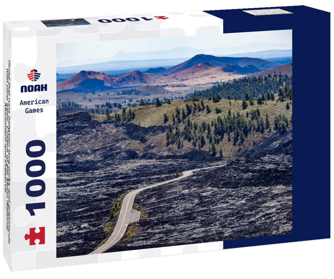 Noah 1000-Piece Jigsaw Puzzle - Thor's Well On Oregon Coast, Cape Perpetua Scenic Area Landscape