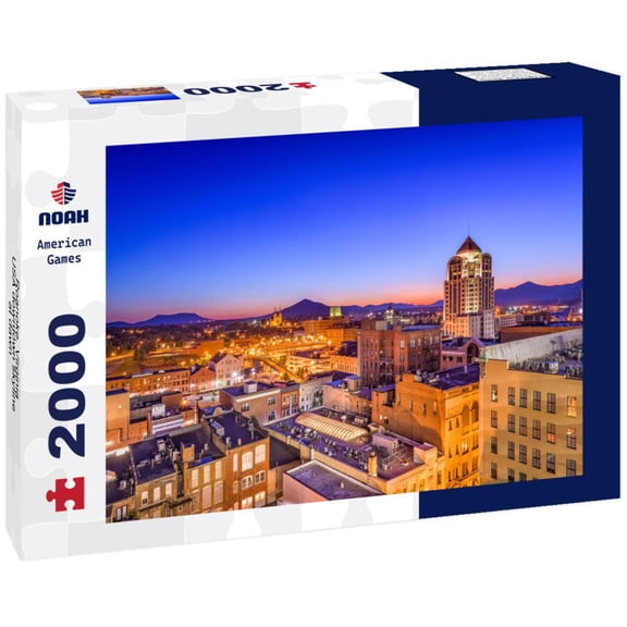 Noah Jigsaw Puzzle Roanoke, Virginia, USA downtown skyline at dawn 2000 pieces