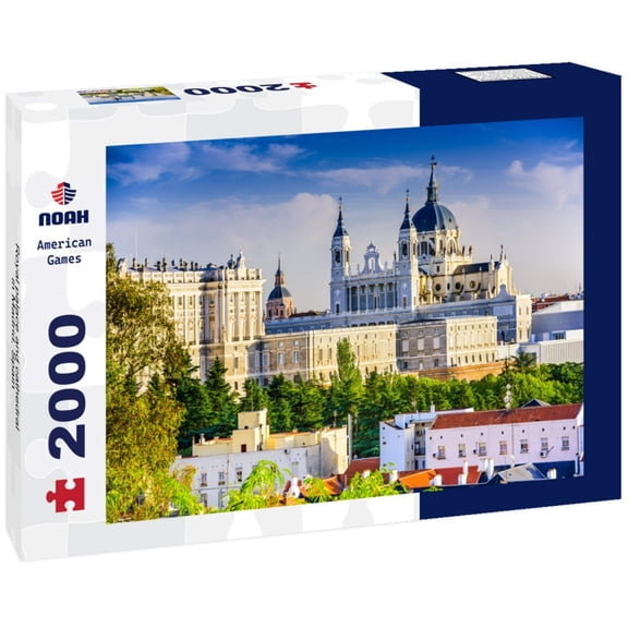 Noah Jigsaw Puzzle Royal palace and cathedral in Madrid, Spain 2000 Pieces