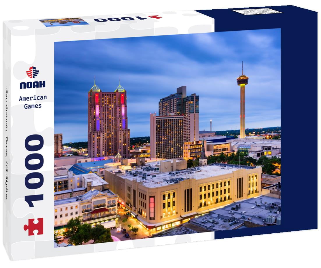 Noah Jigsaw Puzzle - Aerial View Of Chattanooga TN Skyline, 1000 Pieces (Made In USA)