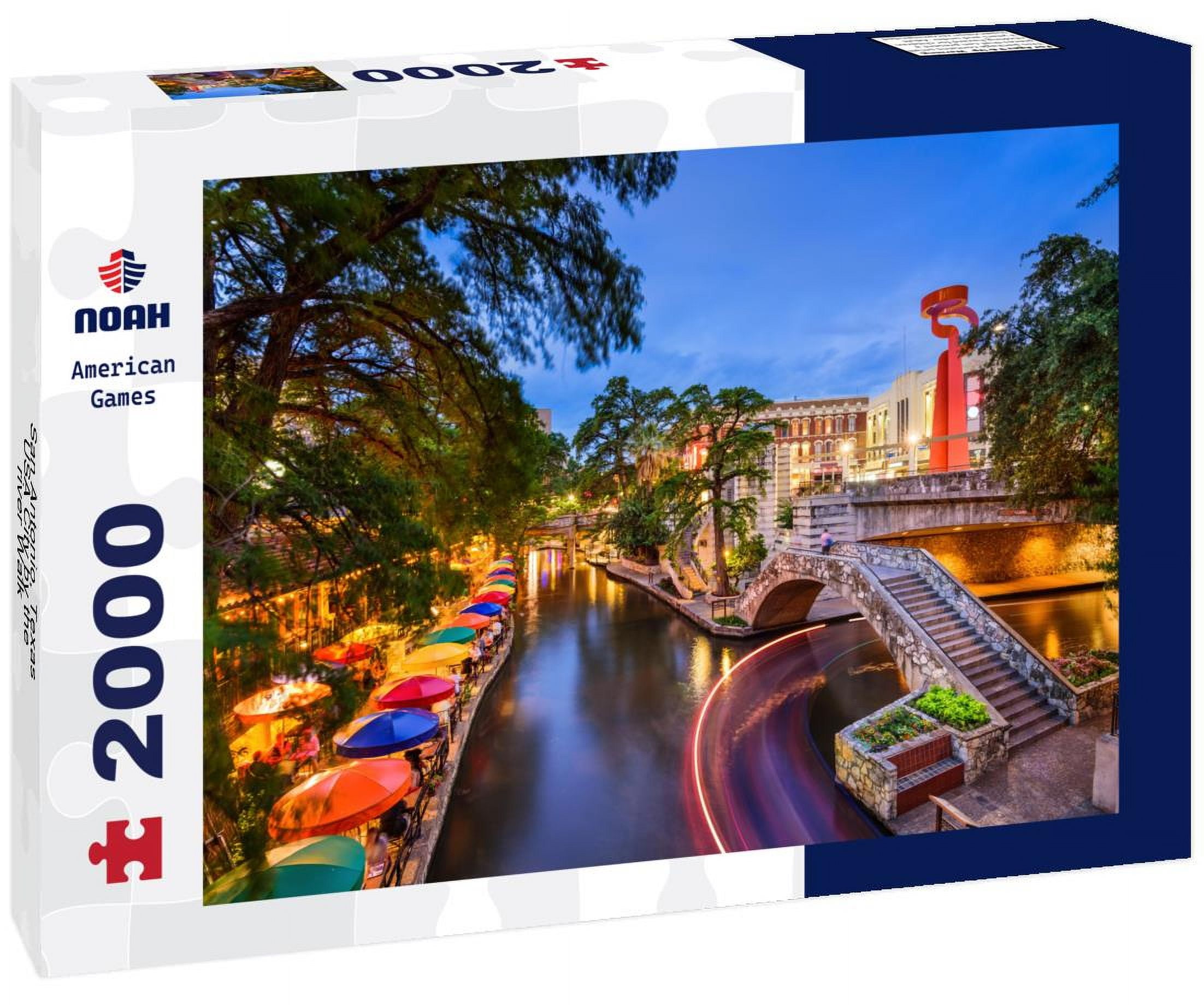 Noah Jigsaw Puzzle San Antonio, Texas, USA City by the river Walk 2000