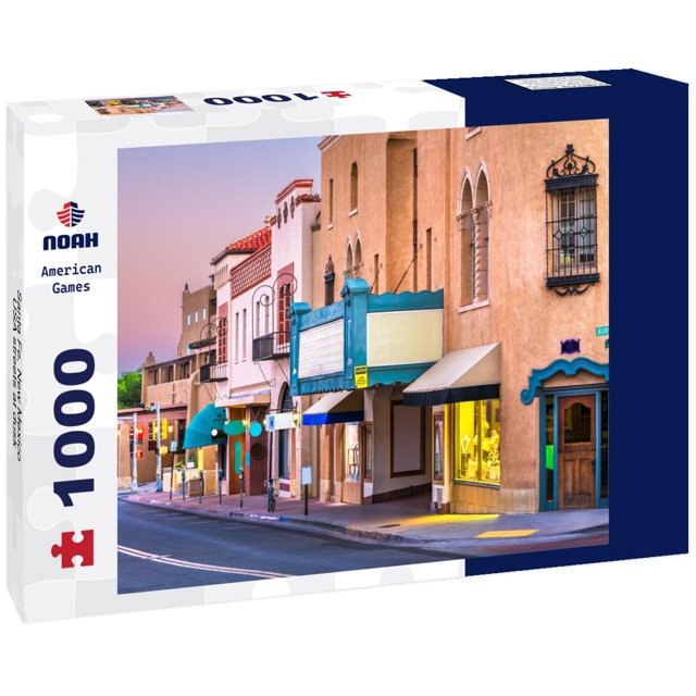 Noah Jigsaw Puzzle Santa Fe, New Mexico, USA streets at dusk 1000