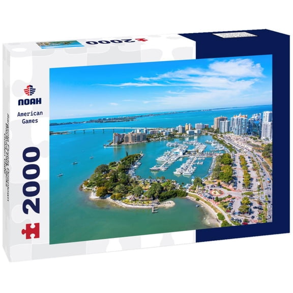 Noah Jigsaw Puzzle Sarasota Florida Downtown Bayfront Park Jacks Golden Gate 2000 pieces