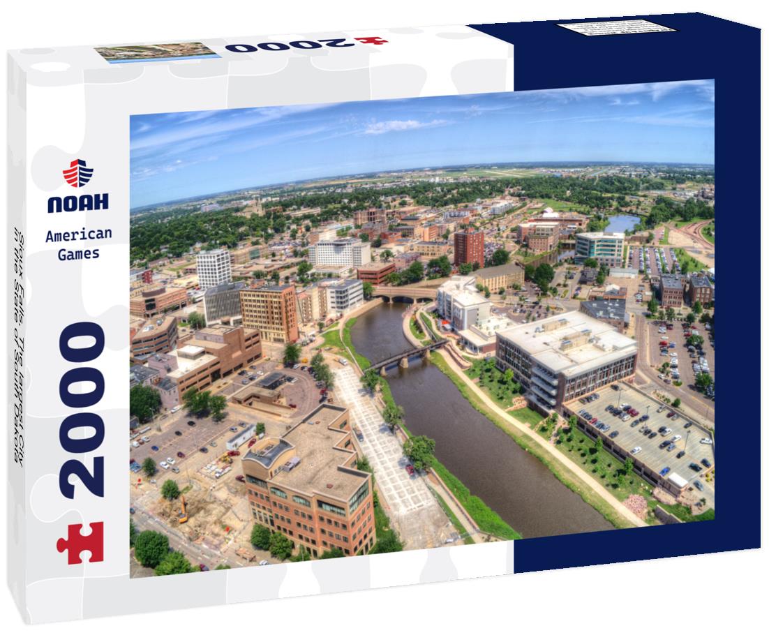 Noah Jigsaw Puzzle Sioux Falls, The largest City in the State of South Dakota 2000 pieces