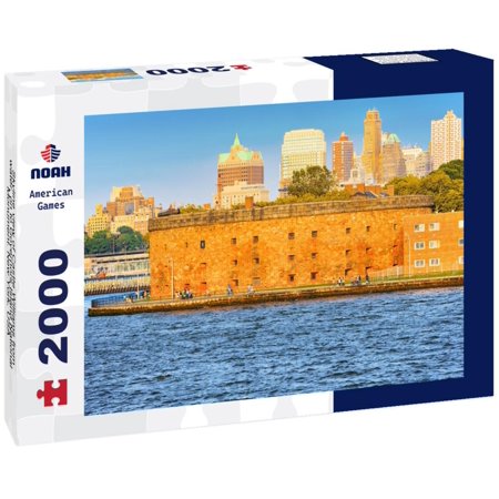 Noah Jigsaw Puzzle Skyline view of Castle Williams from water, on to Governors Island National Monument. New York, USA 2000 pieces