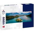 thumbnail image 1 of Noah Jigsaw Puzzle Slovenia - vacation resort Lake Bled, Panorama Panorama 1000 Pieces, 1 of 1