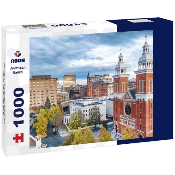 Noah Jigsaw Puzzle Spokane Washington downtown center church cathedral 1000 pieces
