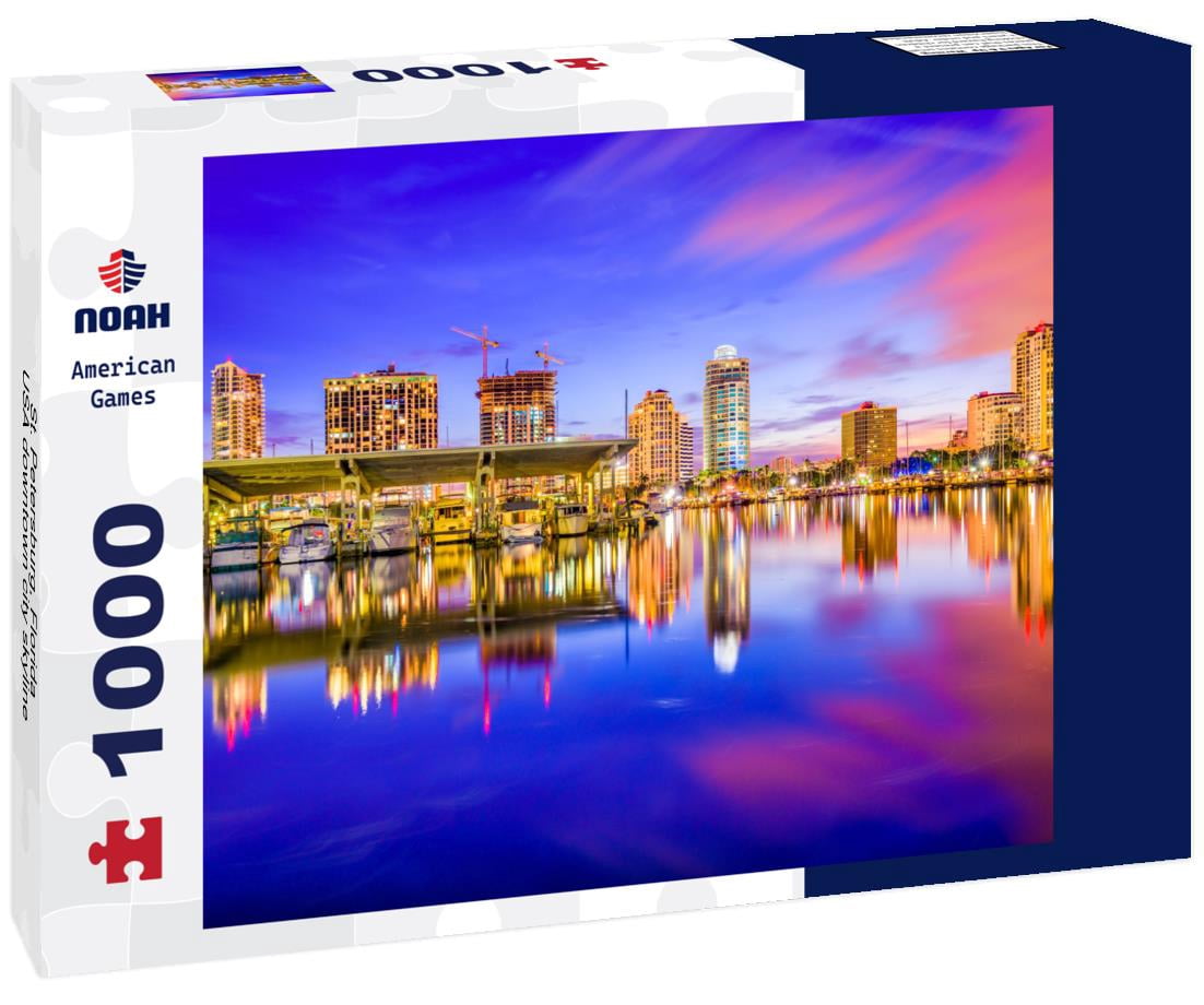 Noah Jigsaw Puzzle St. Petersburg, Florida, USA downtown city skyline