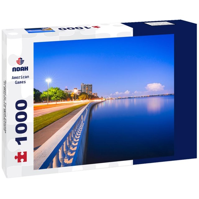 Noah Jigsaw Puzzle Sunset in Tampa Florida in Bayshore Boulevard 1000