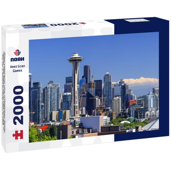 Super Downtown Seattle, ranked 15th largest city in USA and one of the top 5 fastest growing cities in USA 2000pc Puzzle