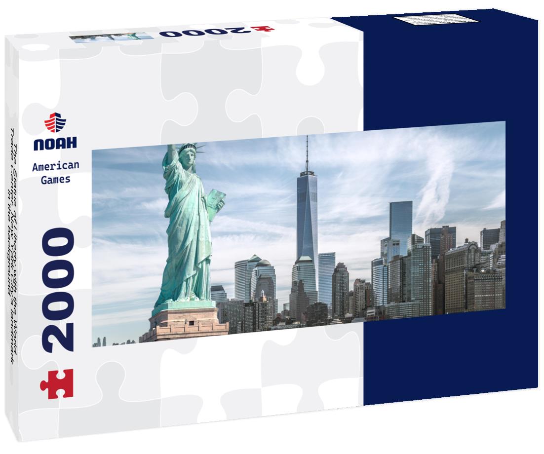 Noah Jigsaw Puzzle The Statue of Liberty with the World Trade Center