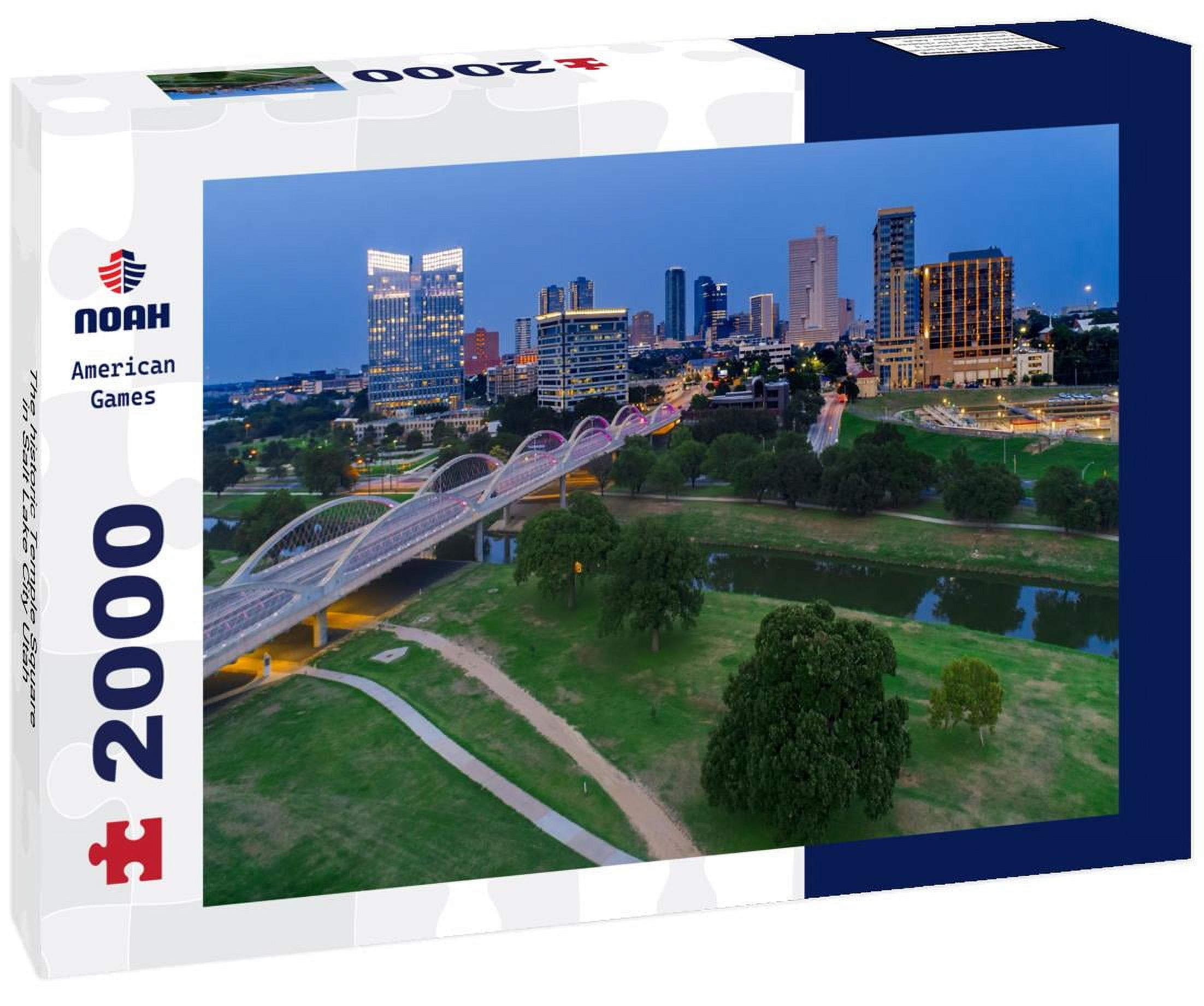 Noah Jigsaw Puzzle - Aerial View Of Chattanooga TN Skyline, 1000 Pieces (Made In USA)