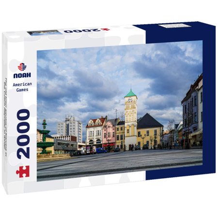 Noah Jigsaw Puzzle The old town square of Karvina in the Czech Republic in winter 2000 pieces