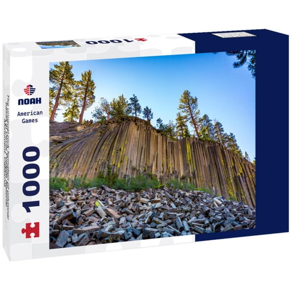 Noah Jigsaw Puzzle The unusual rock formation of columnar basalt at Devils Postpile National Monument, California 1000 pieces