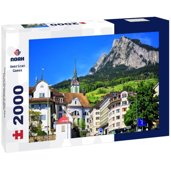 Noah Jigsaw Puzzle Town of Schwyz in the Alps, Central Switzerland 2000 Pieces