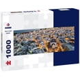 thumbnail image 1 of Traditional Portuguese village of Olhao, Algarve, Portugal, 1000pc Panoramic Puzzle, 1 of 1