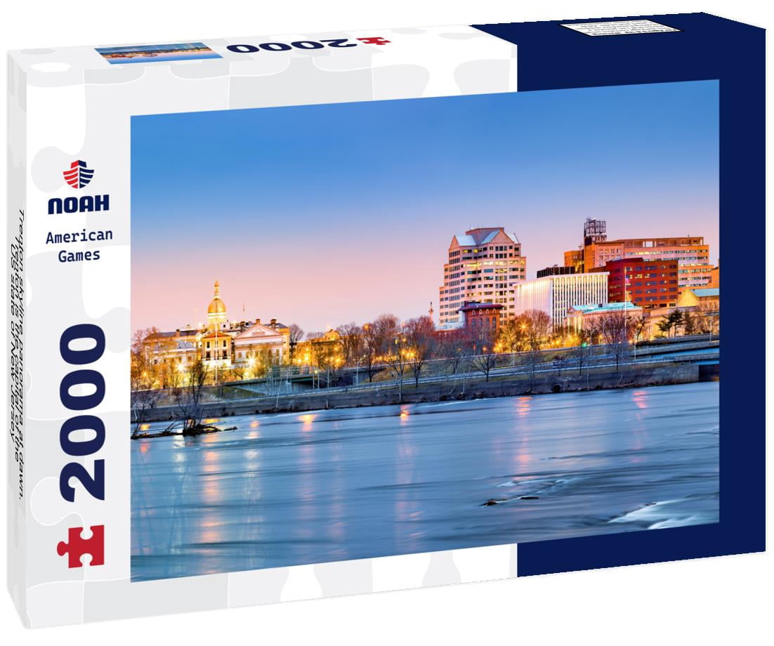 Noah Jigsaw Puzzle Trenton skyline panorama at dawn. Trenton is the