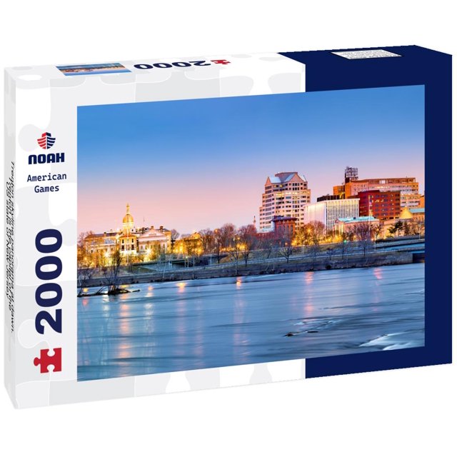 Noah Jigsaw Puzzle Trenton skyline panorama at dawn. Trenton is the