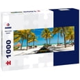 thumbnail image 1 of Noah Jigsaw Puzzle Tropical beach location on Isla Holbox, Mexico, Panorama Panorama 1000 Pieces, 1 of 1
