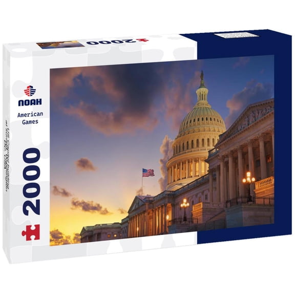 Noah Jigsaw Puzzle US Capitol building at sunset, Washington DC, USA 2000 pieces