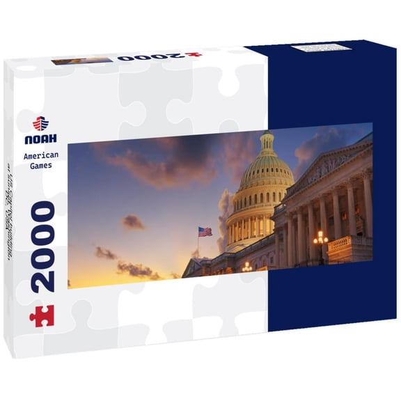 Noah Jigsaw Puzzle US Capitol building at sunset, Washington DC, USA panorama 2000 pieces