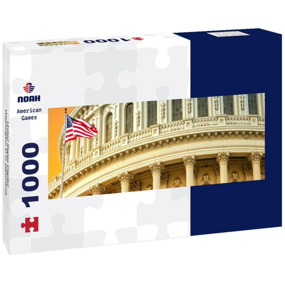 Noah Jigsaw Puzzle United States Capitol, Washington D.C, panorama Panorama 1000 Pieces