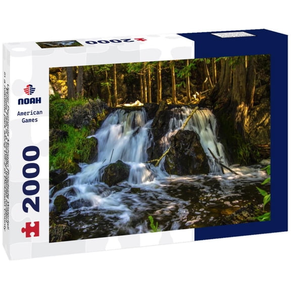 Noah Jigsaw Puzzle Upper Peninsula Michigan Roadside Waterfall, Michigan 2000 pieces