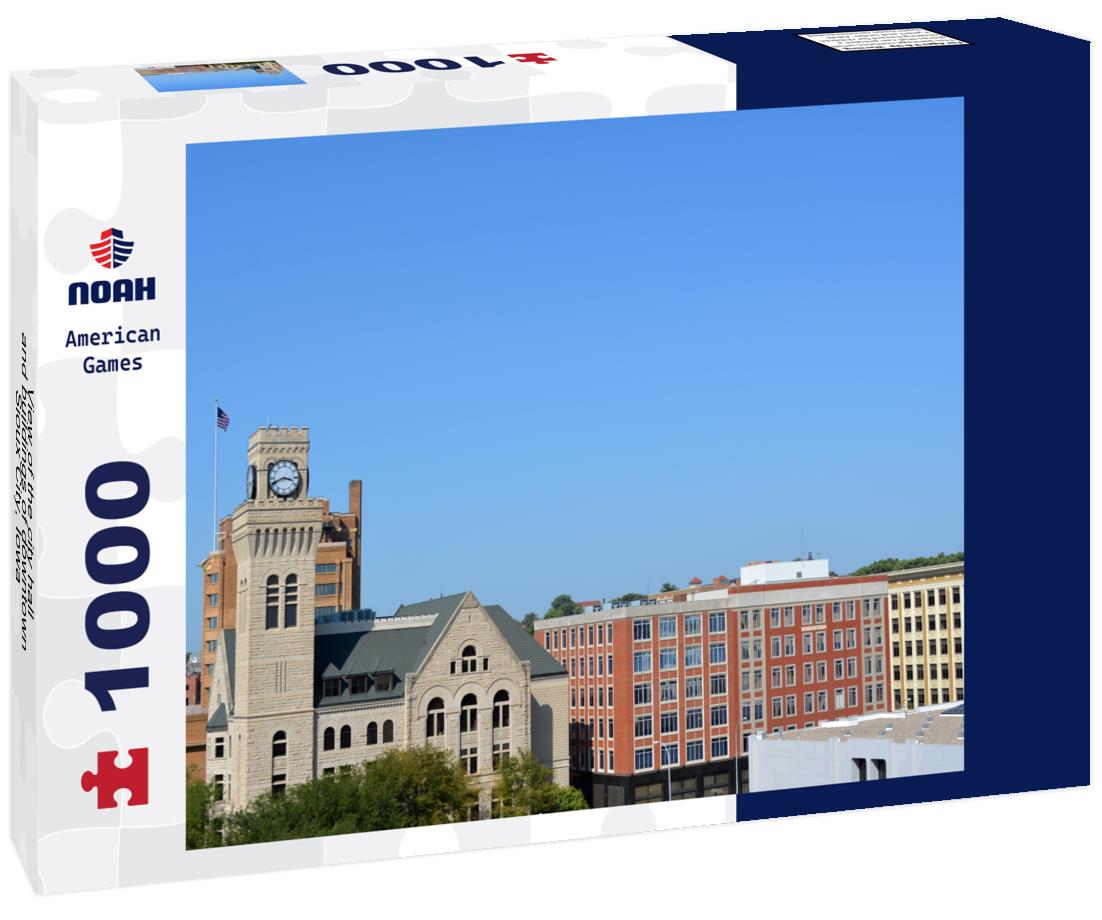 Noah Jigsaw Puzzle - Aerial View Of Chattanooga TN Skyline, 1000 Pieces (Made In USA)