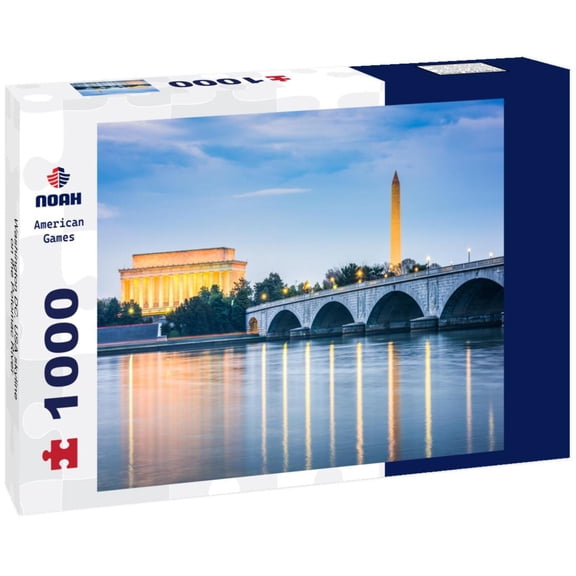 Noah Jigsaw Puzzle Washington DC, USA skyline on the Potomac River 1000 pieces