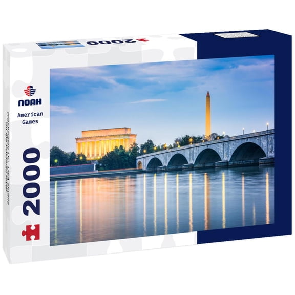 Noah Jigsaw Puzzle Washington DC, USA skyline on the Potomac River 2000 pieces