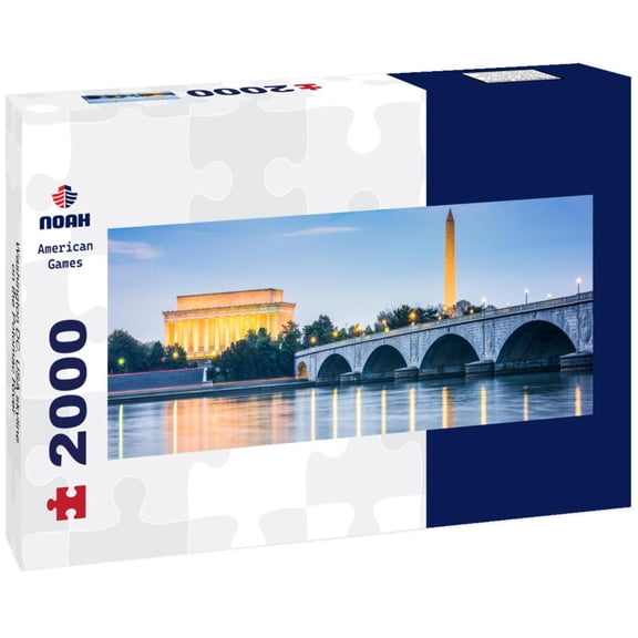 Noah Jigsaw Puzzle Washington DC, USA skyline on the Potomac River panorama 2000 pieces