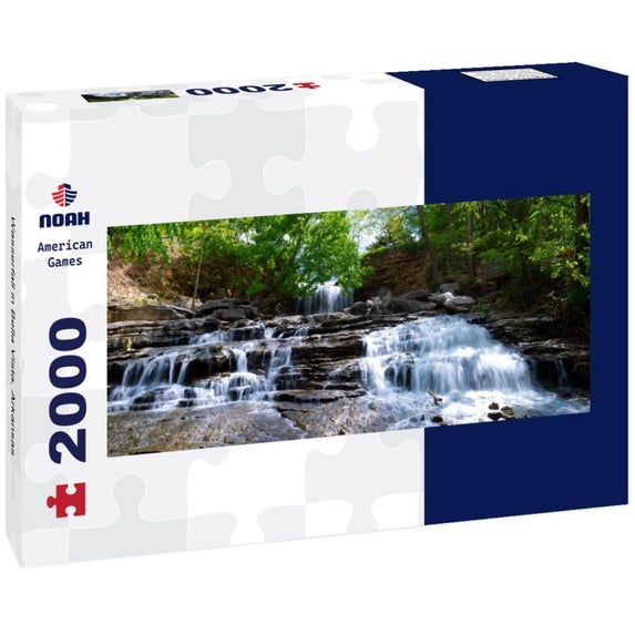 Noah Jigsaw Puzzle Wasserfall in Bella Vista, Arkansas panorama 2000 pieces