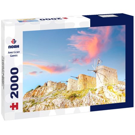 Windmill Seli Ambelou, Lassithi, Plateau, Island Crete, Greece 2000pc Puzzle