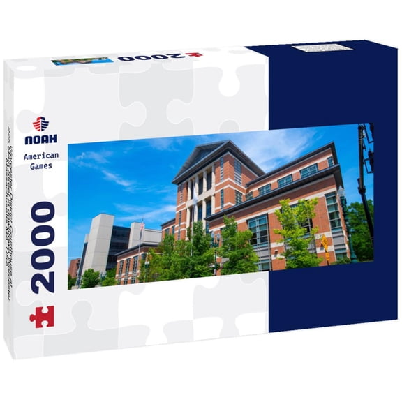 Noah Jigsaw Puzzle Worcester District Courthouse at 225 Main Street in downtown Worcester, Massachusetts MA, USA panorama 2000 pieces