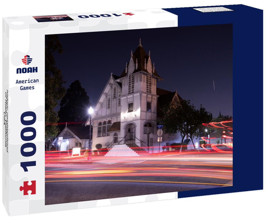Noah Jigsaw Puzzle historic neighborhood of Rialto, California, USA