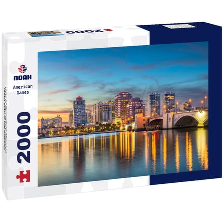 Noah Jigsaw Puzzle view of Springfield Missouri down town in the evening 2000 pieces