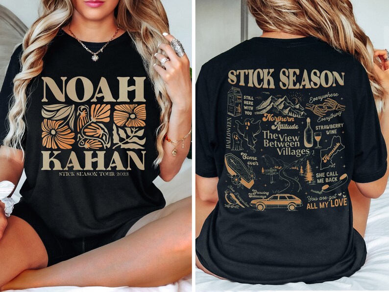 Noah Kahan Shirt, Noah Kahan Stick Season 2023 Tour Shirt, Noah Kahan Merch, Noah Kahan