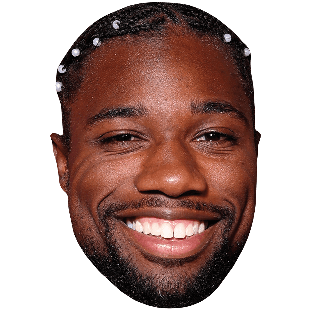 Noah Lyles (Smile) Celebrity Mask, Flat Card Face, Fancy Dress Mask ...