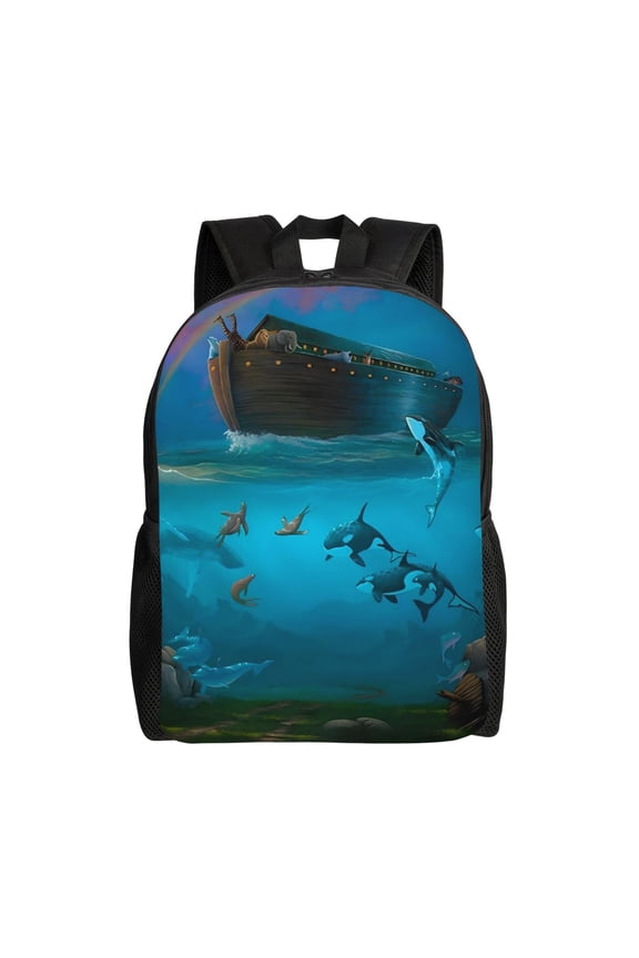 Noah'S Ark Backpack Lightweight Daypack Large Capacity Travel Work School Back Pack Novelty Book Bag Laptop Bag
