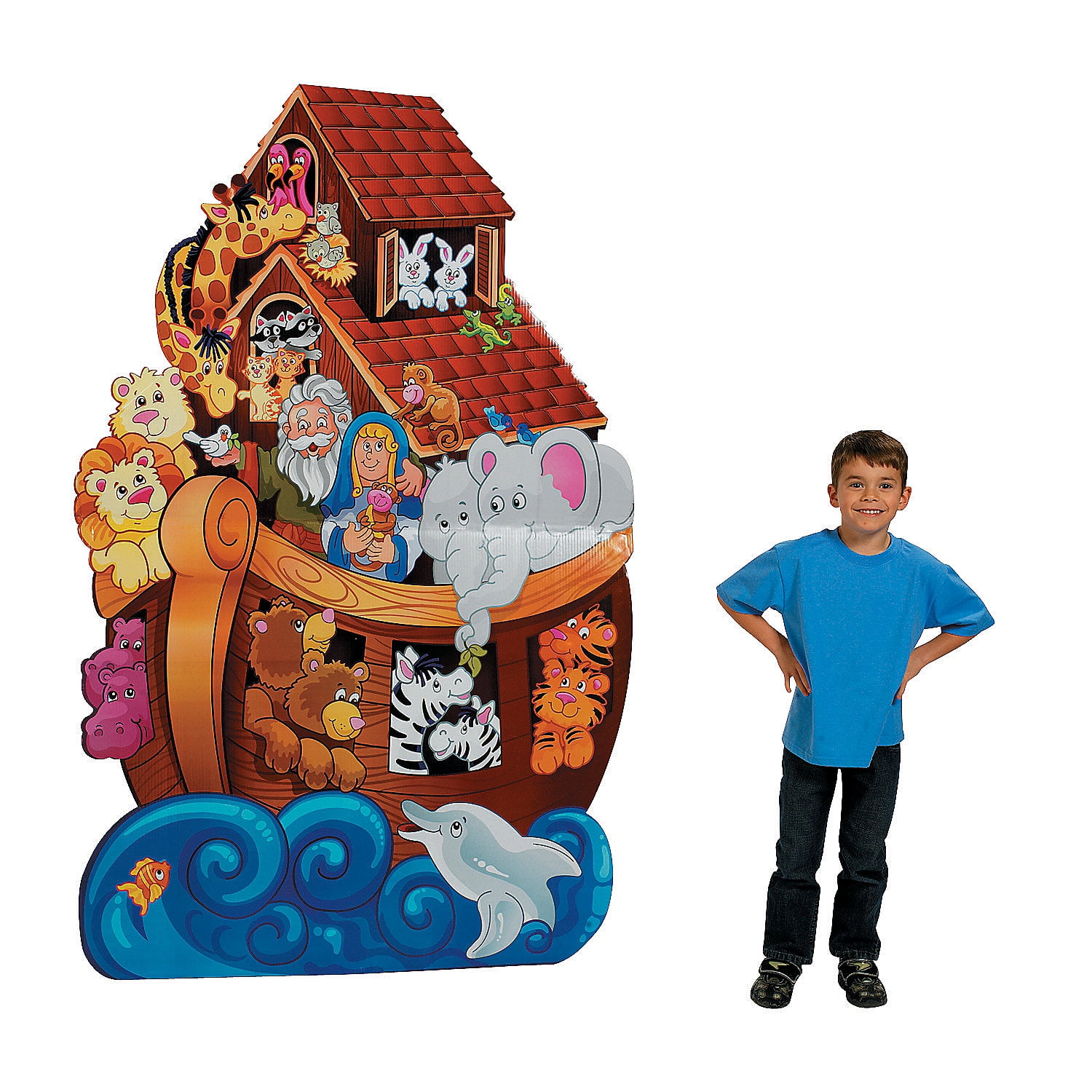 Fun Express - Noah's Ark Standup - Party Decor - Large Decor - Floor ...