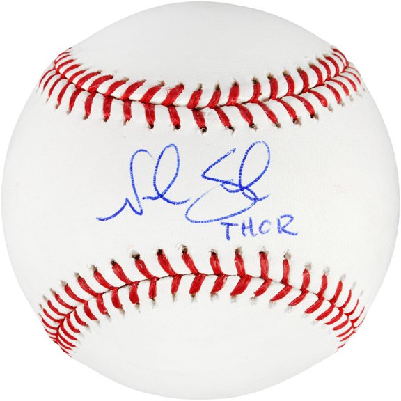 Noah Syndergaard Cleveland Guardians Autographed Baseball with "Thor" Inscription - Fanatics Authentic Certified