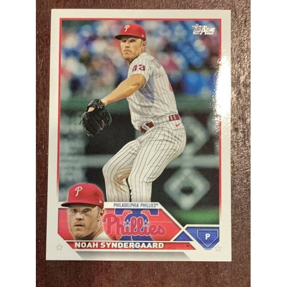 Noah Syndergaard Philadelphia Phillies MLB 2023 Topps Trading Cards