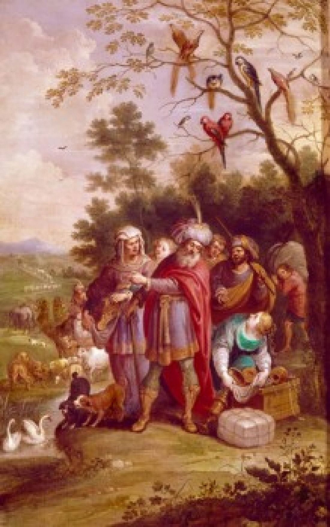 Noah and His Family Entering the Ark by Franz Francken I (1542-1616) Canvas Art - Franz Francken (24 x 36)