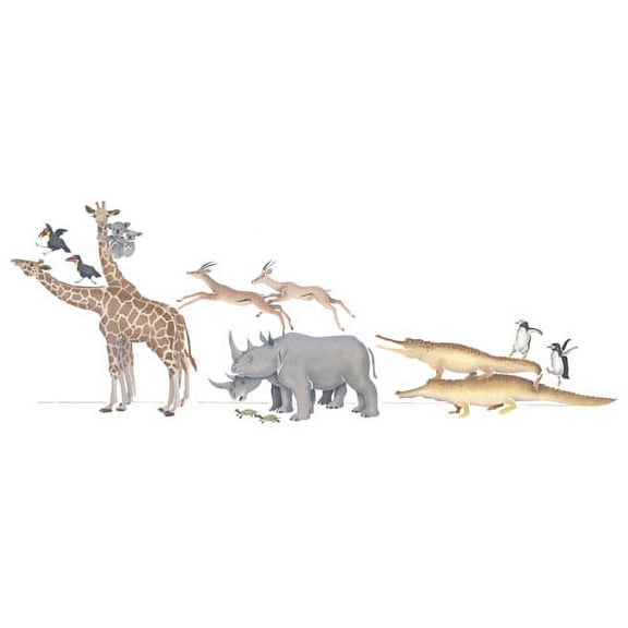 Noah's Animals Wall Stencil - DEE673 by DeeSigns