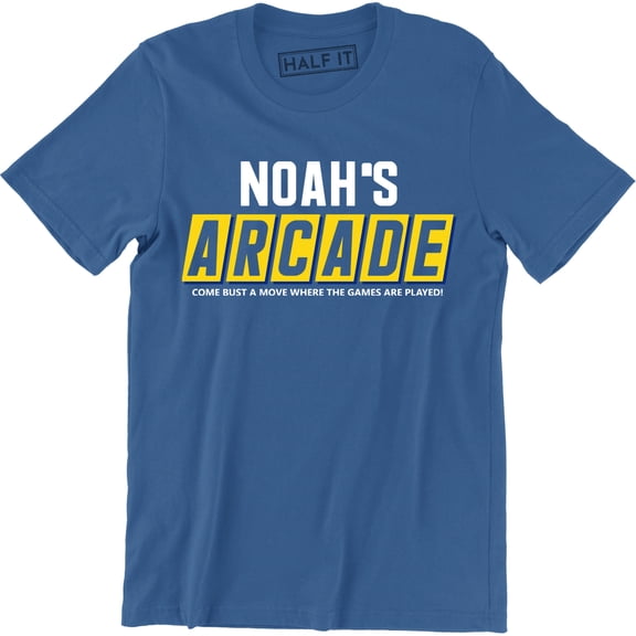 Noah's Arcade Retro 90s Movie Party On Funny for Men Geek Gamer T-Shirt