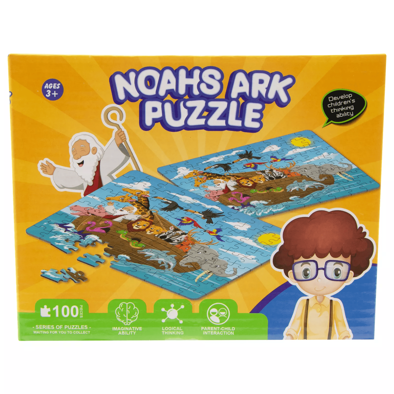 Noah's Ark 100 Piece Jigsaw Puzzle - Walmart.com