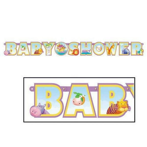 Noah's Ark Baby Shower Banner (6.9ft)