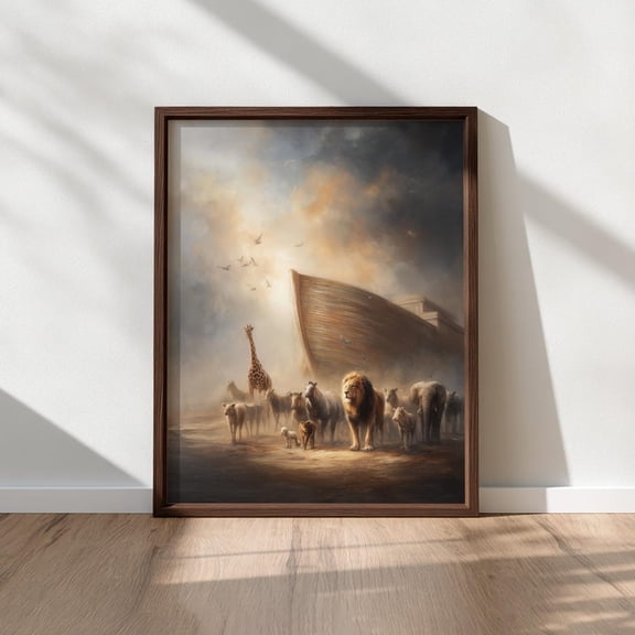 Noah’s Ark Christian Wall Art
