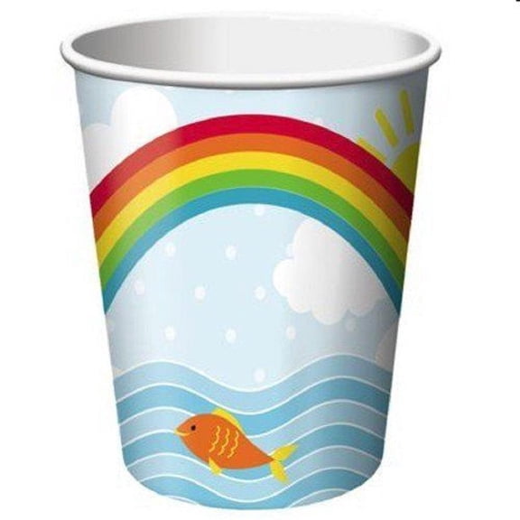 Noah's Ark Cute Cartoon Animals Boat Baby Shower Party 9 oz. Paper Cups