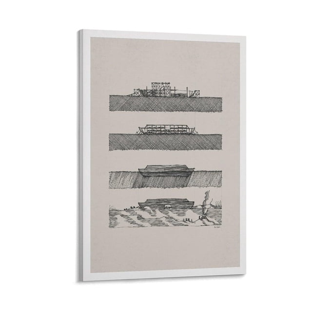 Noah's Ark Sketches, Bible Art, Bible Poster, WALL Art, Bible Story ...